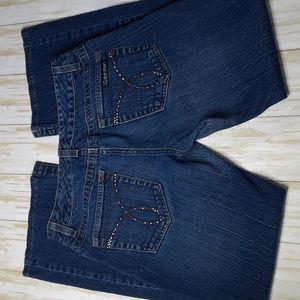 Calvin Klein Jeans Low Rise Flare Blue Jeans Size 6